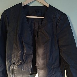 Faux leather jacket